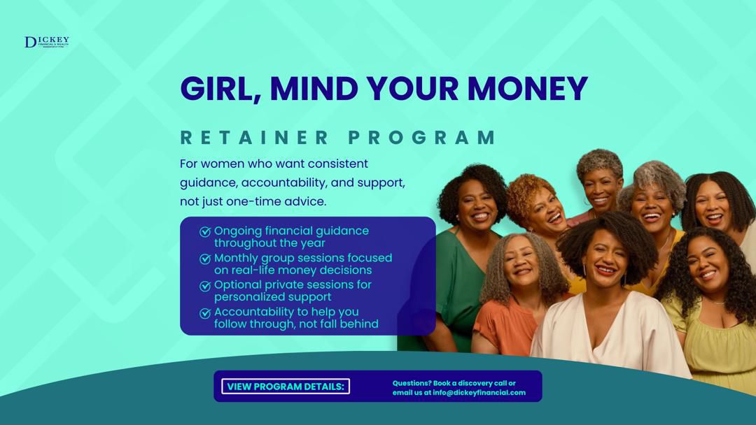 Girl, Mind Your Money - 6-Week Course Girl, Mind Your Money - Friday Financial Community